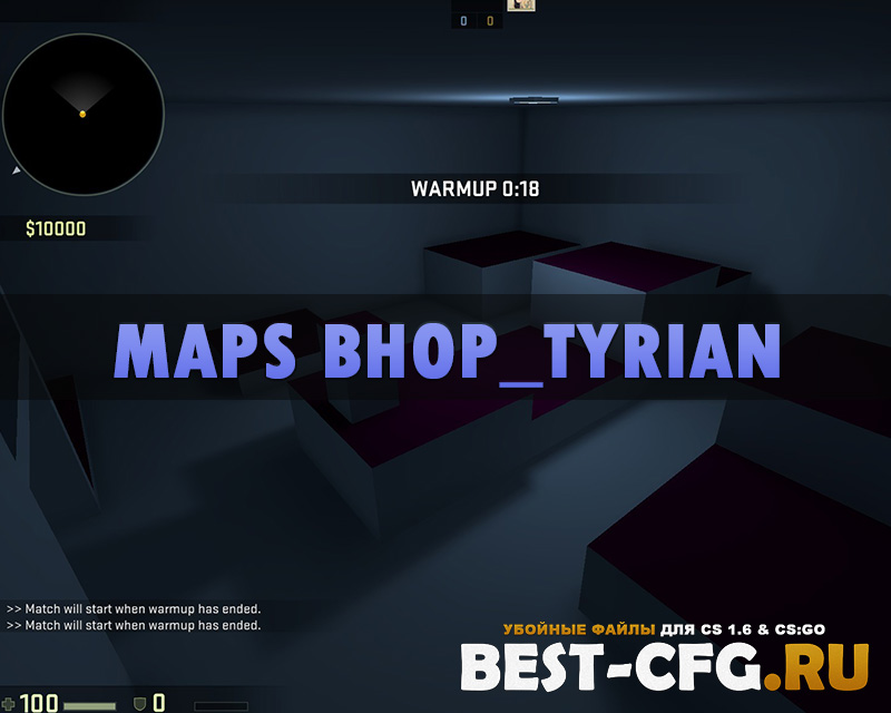 Карта для csgo - bhop_tyrian_csgo